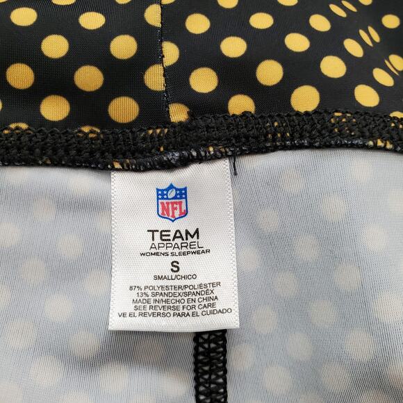Pittsburgh Steelers Womens Small Sleepwear Leggings Black Yellow Pre-Owned - Picture 4 of 5